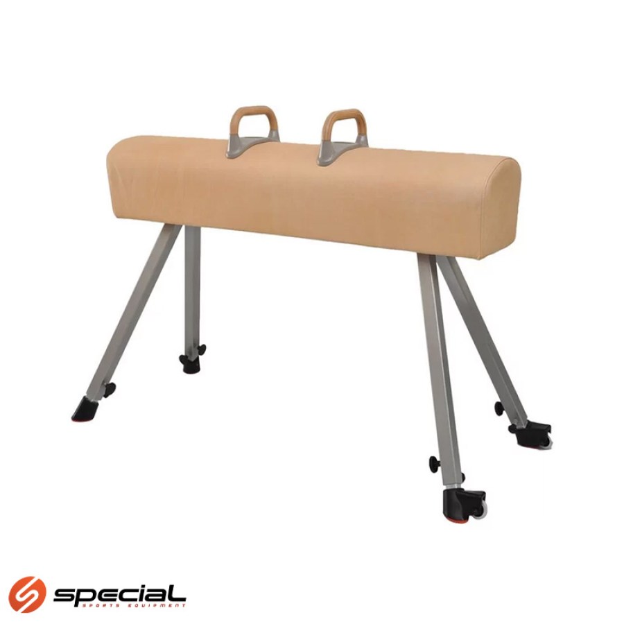 SP00044 - Konj sa ručkama, presvučen pravom kožom, visina podesiva 100-150 cm7